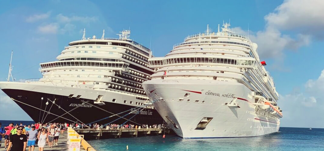 Een cruise is ideaal voor internationale reisvakanties.