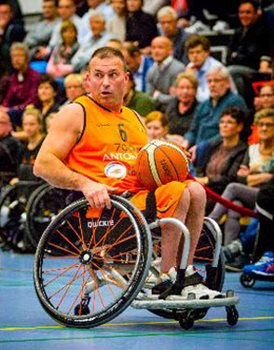 Team Sunrise atleet Anton de Rooij. Anton de Rooij in actie!