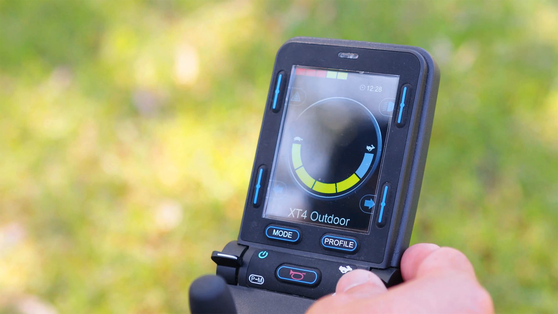 Controle met één druk op de knop