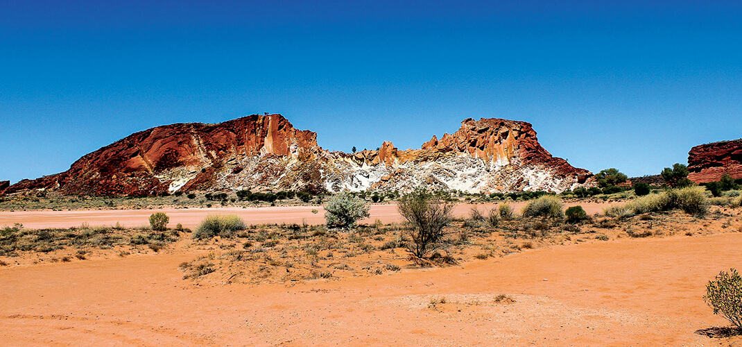 De outback van Australië.