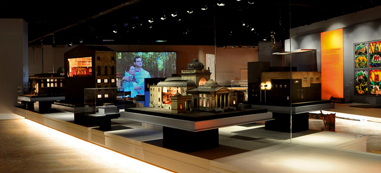 Het museum voor Joodse geschiedenis en cultuur Beit Hatfutsot in Tel Aviv.