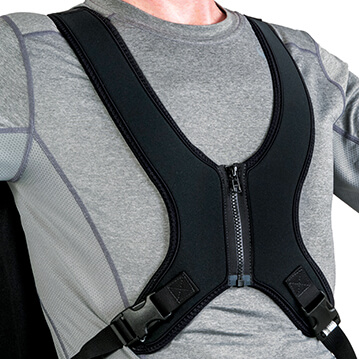 Positioneringsvest met rits
