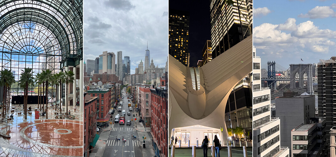 In New York vind je architectonisch gebouwen in de verschillende stijlen die afkomstig zijn uit verschillende historische en culturele periodes van de stad.