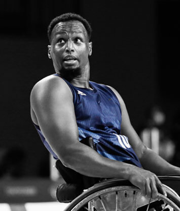 Abdi Jama in actie