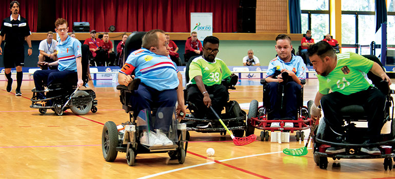 Powerchair Hockey 2018: Nederland tegen Duitsland