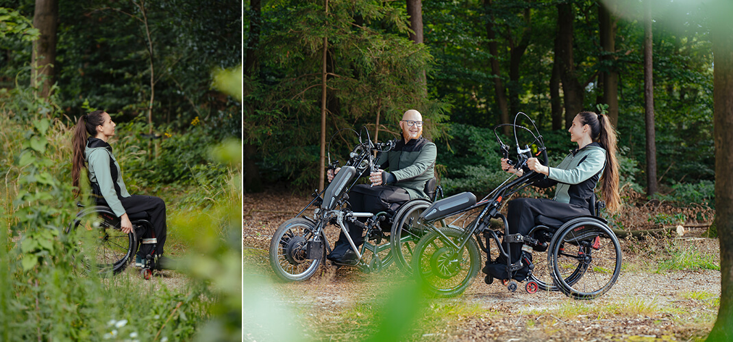 Op maat gemaakte kleding voor als je in een rolstoel zit kan ook heel modieus zijn en functioneel.