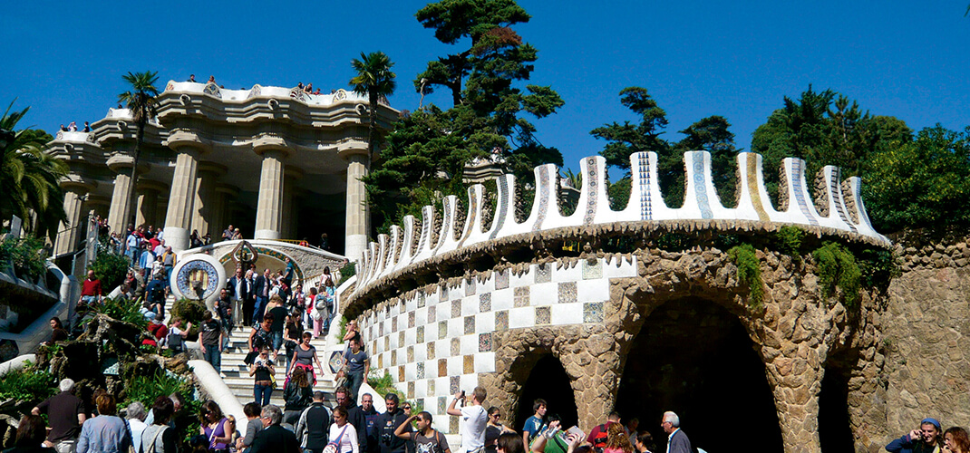 Gaudí's Park Güell in Barcelona.