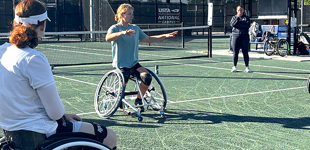 Naar de Diede de Groot Tennis Academy