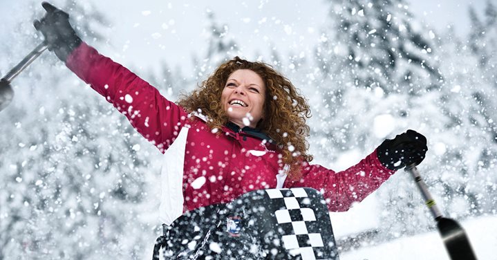 Aangepast skiën is een populaire activiteit tijdens de wintersport!