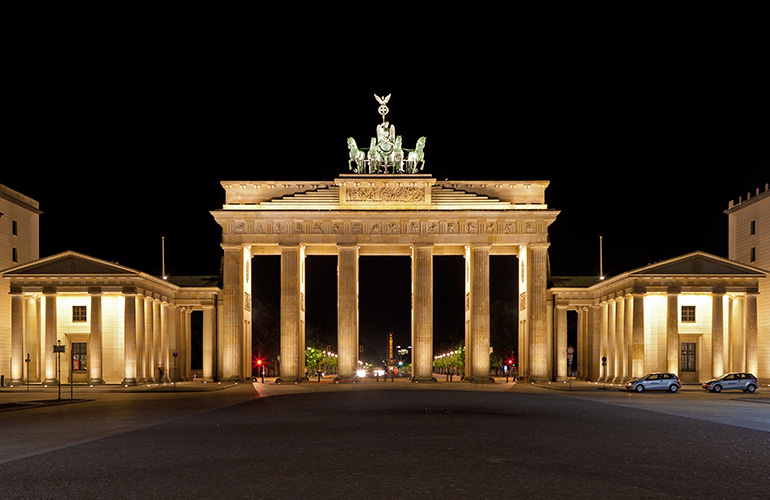 Brandenburger Tor in Berlijn.
