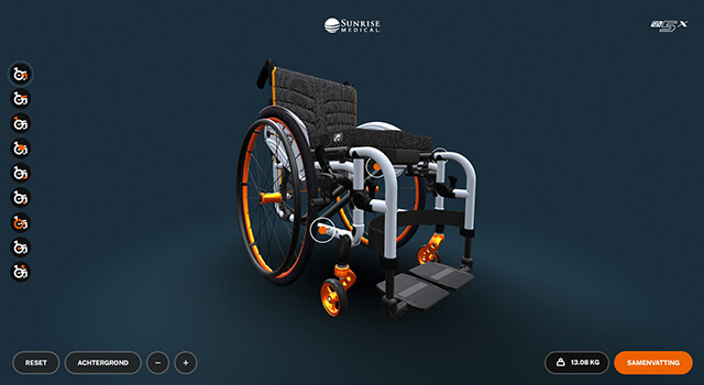 Direct de QS5X configureren met onze 3D visualizer