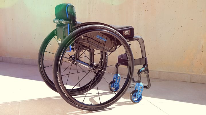 Achterwielen voor handbewogen rolstoelen