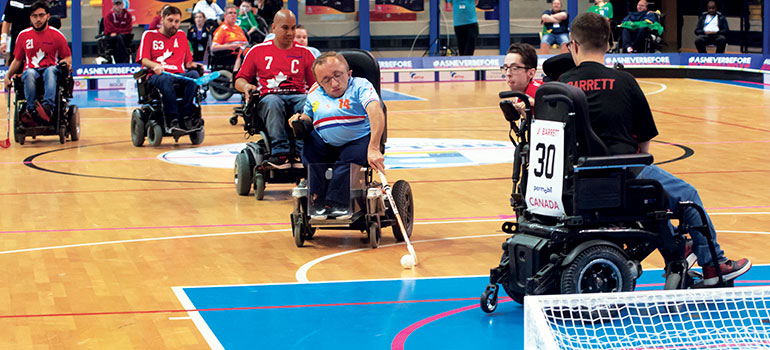 Powerchair Hockey 2018: Canada tegen Nederland