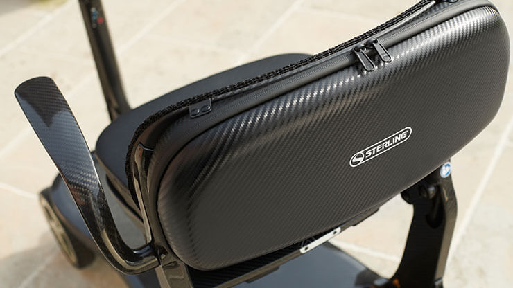 Afneembare hardcase opbergvak voor de rugleuning