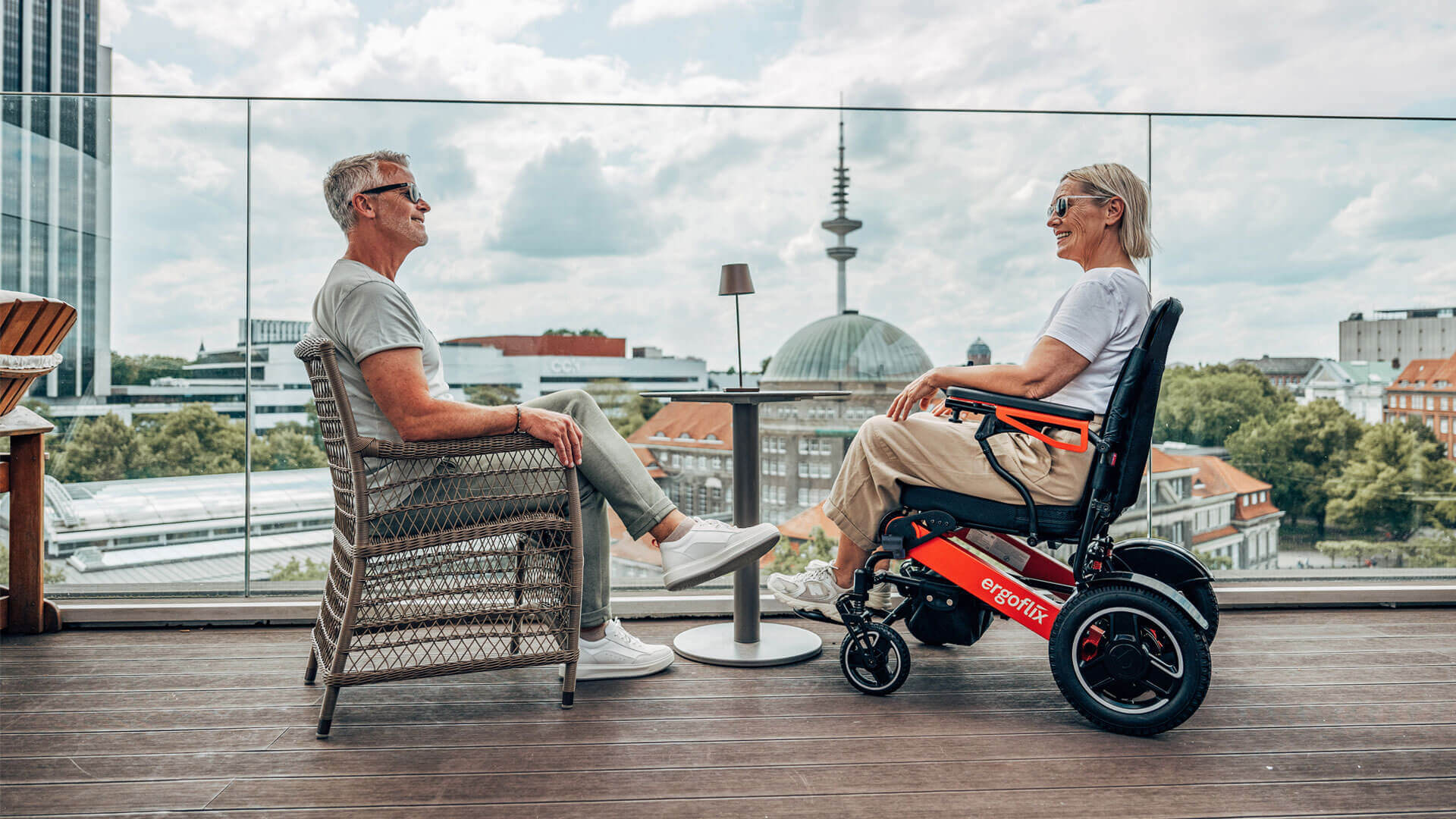Sunrise Medical neemt Ergoflix over, marktleider in opvouwbare elektrische rolstoelen