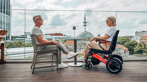 Sunrise Medical neemt Ergoflix over, marktleider in opvouwbare elektrische rolstoelen