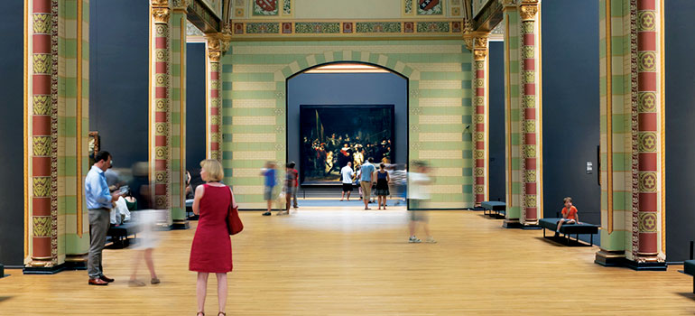 Het Rijksmuseum in Amsterdam.