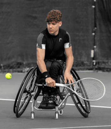 Maximilian Taucher in actie