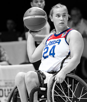 Lindsey Zurbrugg in actie