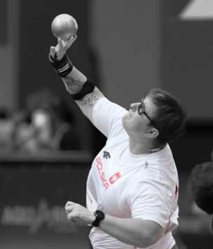 Lucyna Kornobys in actie