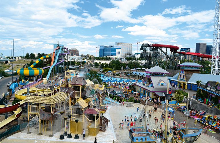 Pretpark Elitch Gardens in Denver.