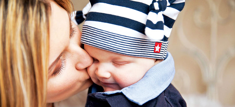 Lekker knuffelen met je baby
