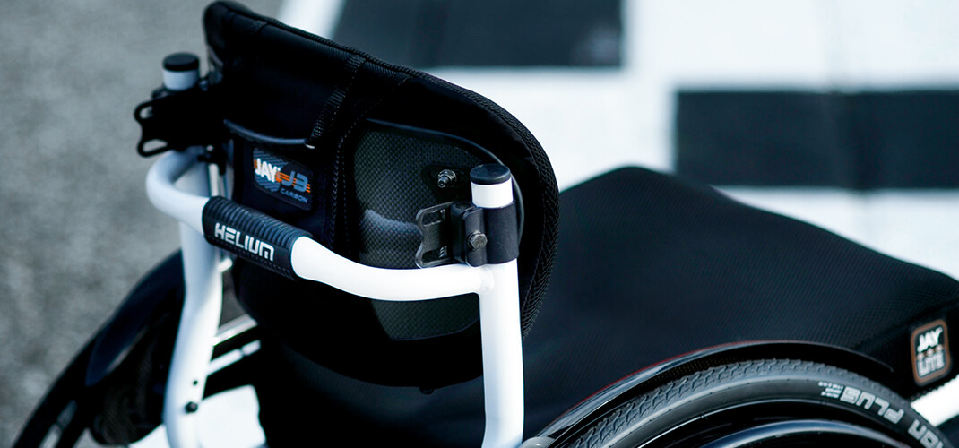 Rolstoelkussens en rolstoelrugleuningen van JAY.