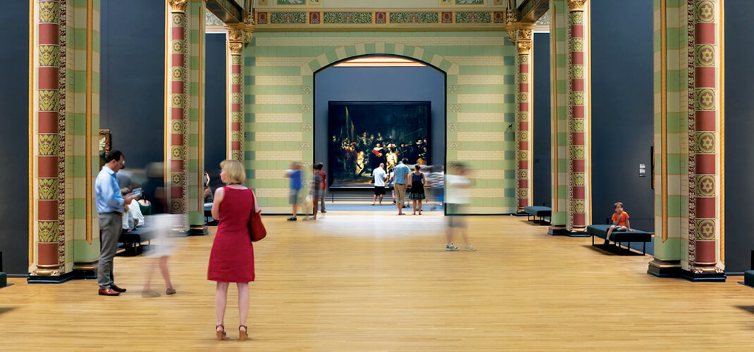 Het Rijksmuseum in Amsterdam.