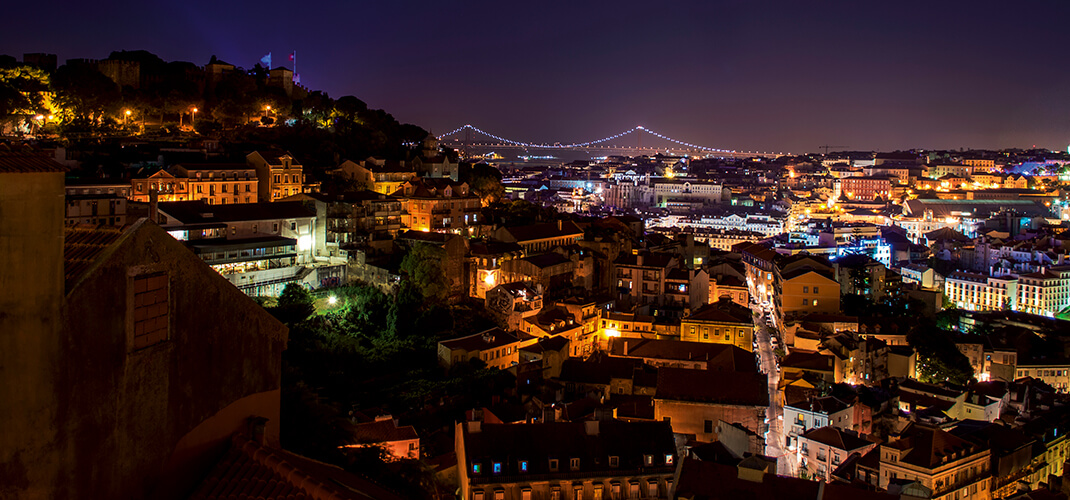 Miradouro de Graça in Lissabon.