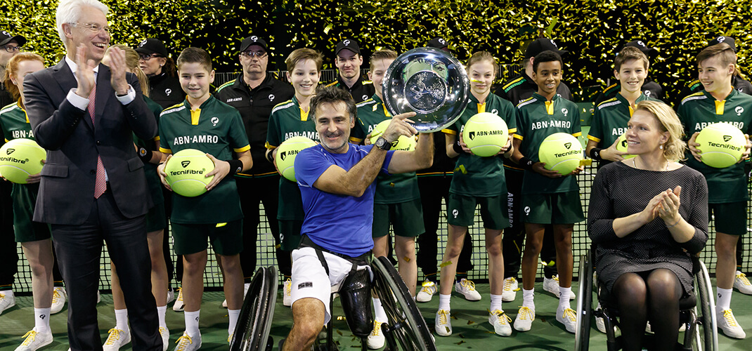  Esther is toernooidirecteur van het ABN AMRO World Wheelchair Tennis Tournament. Foto: Hannie Verhoeven.