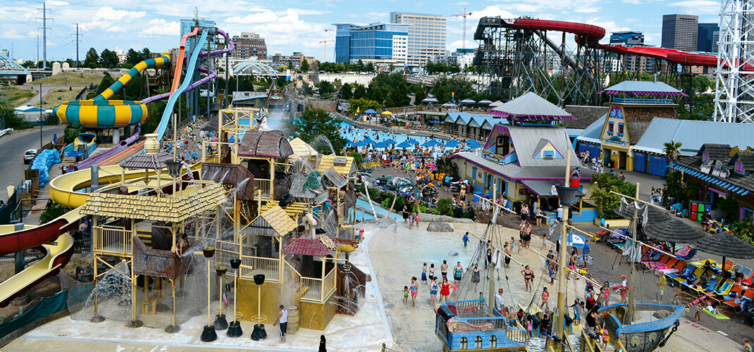 Pretpark Elitch Gardens in Denver.