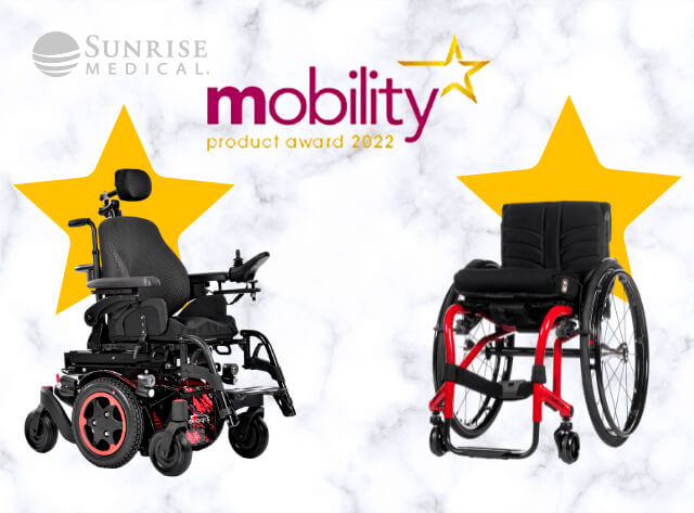 Oktober '22 - QUICKIE en ZIPPIE winnaars Mobility Product Award.. Lees persbericht