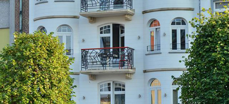 Hotel aanZee in de plaats De Panne, België.