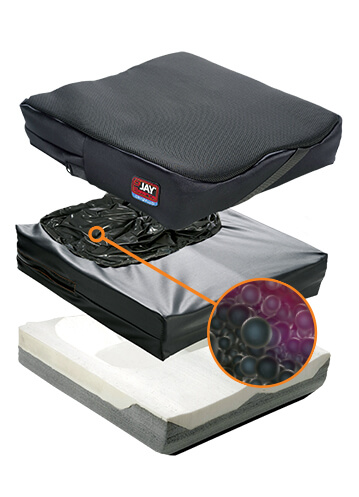 JAY Balance Cryo Fluid zitkussen met detail Cryo technologie