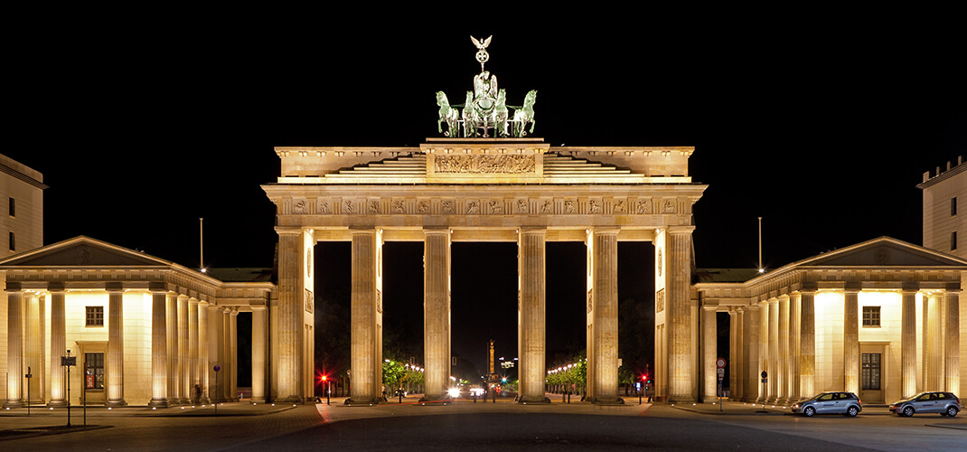 Brandenburger Tor in Berlijn.